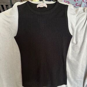Women's Sleeveless sweater - black - Size M